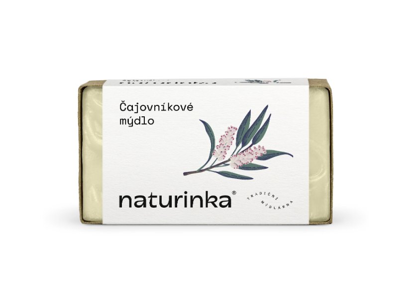 Mýdlo čajovníkové Naturinka - Varianta: 110 g v obalu