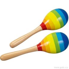 Rumbakoule duhová 1 ks 20 cm Goki