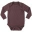 Merino body tenké dlouhý rukáv jednobarevné Crawler - Barva: Tyrkysová, Velikost: 56-62/68