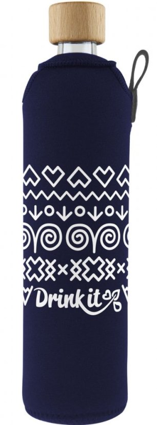 Lahev Čičmany modrá Drink It - Objem: 300 ml