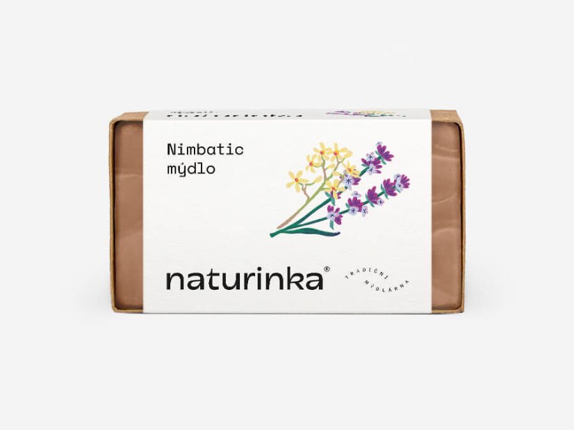 Mýdlo nimbatic Naturinka - Varianta: 55 g v obalu