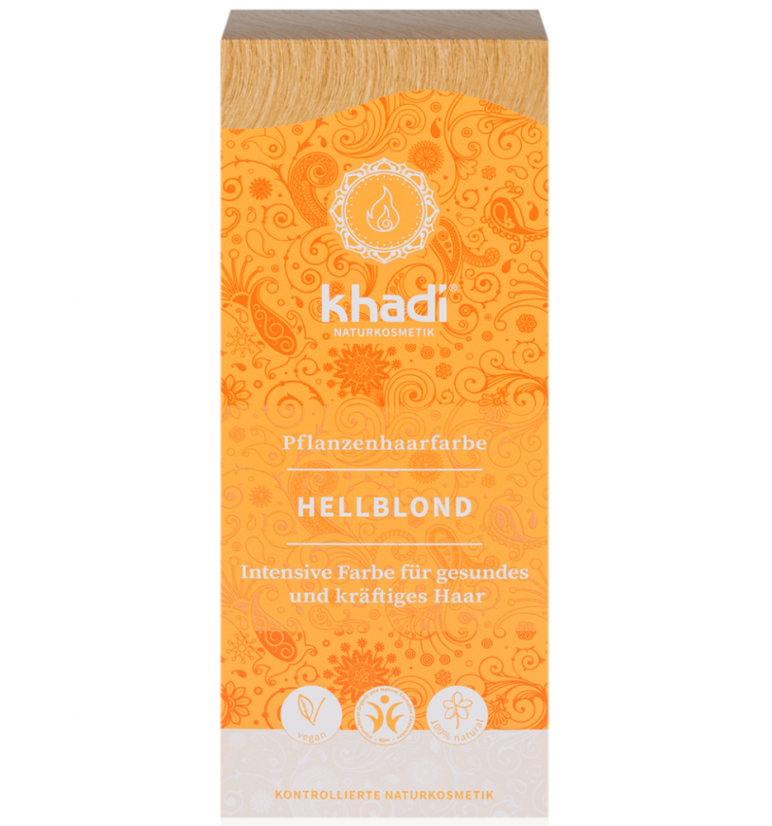 Rostlinná barva na vlasy Světlá Blond 100 g Khadi
