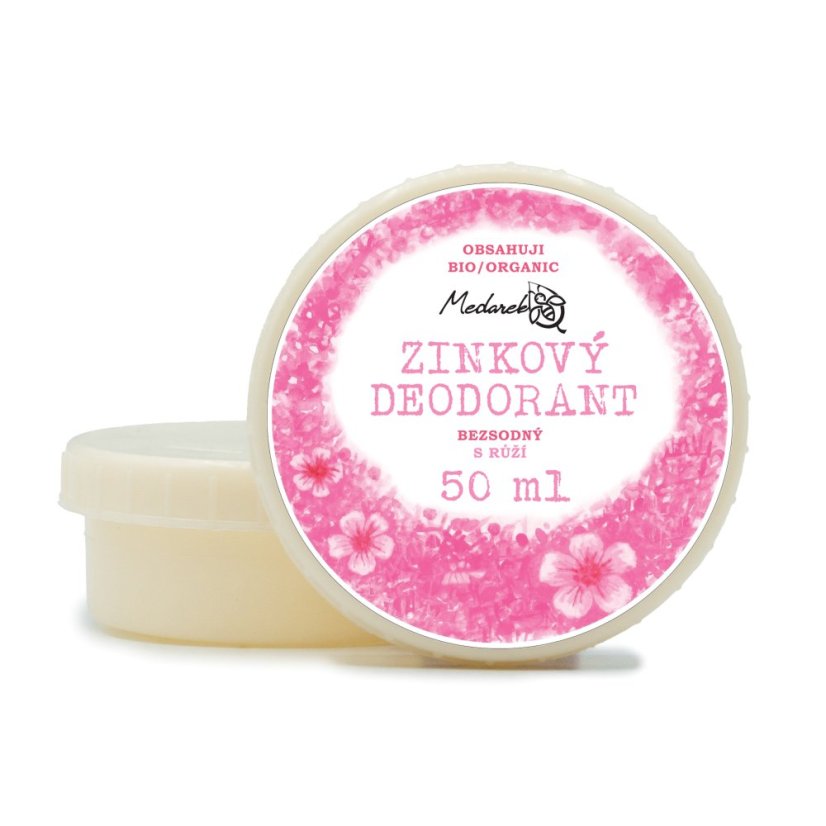 Zinkový deodorant růže Medárek