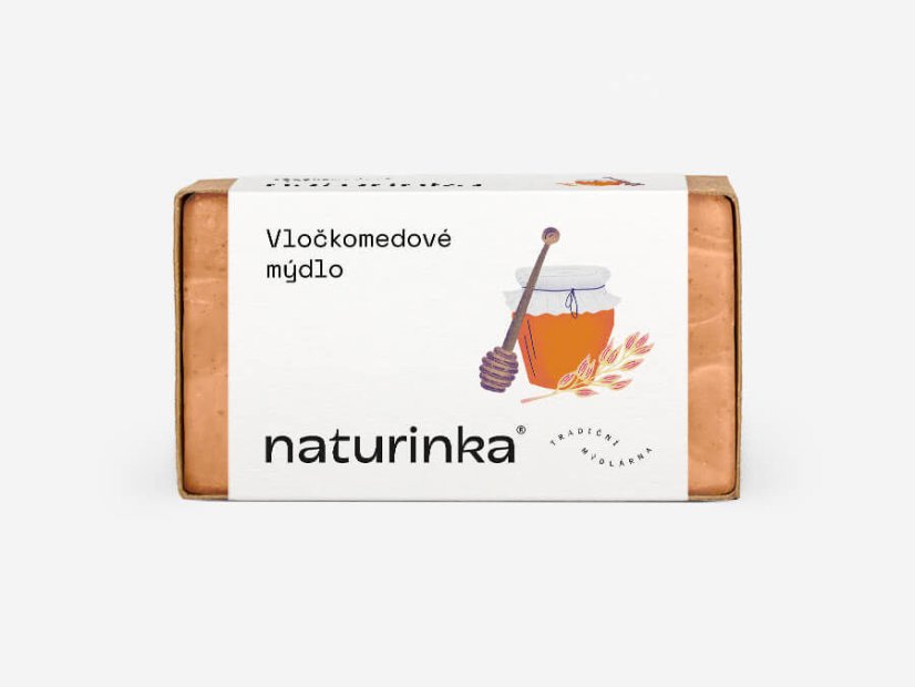 Mýdlo vločkomedové Naturinka