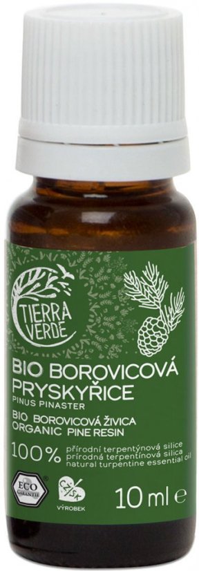 Esenciální olej BIO Borovicová pryskyřice, 10 ml Tierra Verde