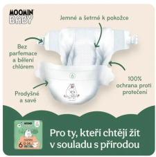 Dětské eko pleny velikost 6 Muumi Baby