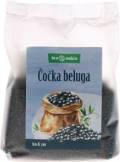 Černá čočka beluga 300 g BIONEBIO