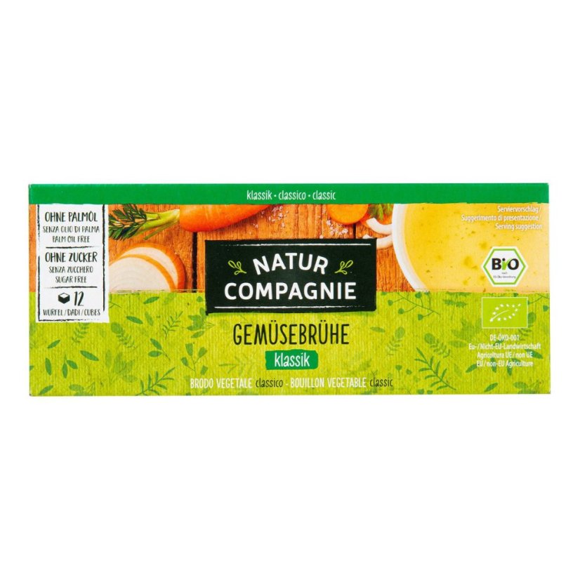 Bujón zeleninové kostky 126 g NATURCOMPAGNIE