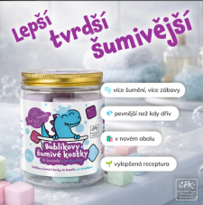 Bublíkovy šumivé kostky do koupele s probiotiky 180 g Pure Harmony