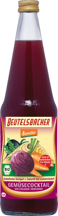 Zeleninový koktejl mléčně kvašený 700 ml BEUTELSBACHER