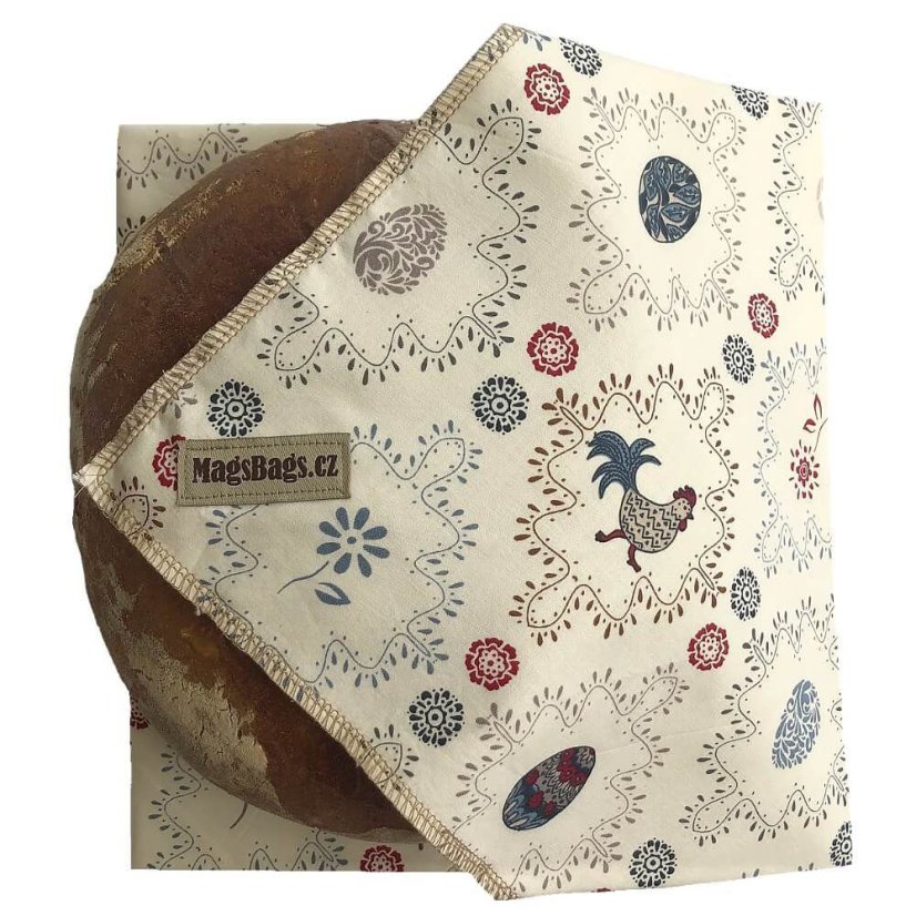 Chlebousek MagsBags - Varianta: Modré akvarelové květy