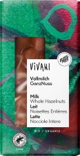 Mléčná čokoláda s lískovými oříšky 100 g VIVANI