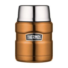 Termoska na jídlo se skládácí lžící a šálkem - metalicky šedá 470 ml Thermos