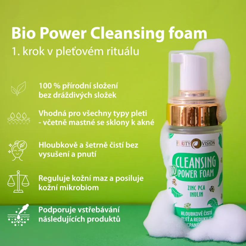 Bio Cleansing Power foam 90 ml PURITY VISION