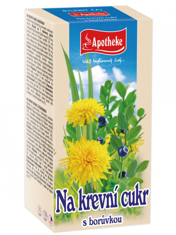 Na krevní cukr s borůvkou 20 x 1,5 g APOTHEKE