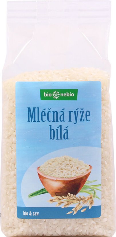 Rýže mléčná bílá 500 g BIONEBIO