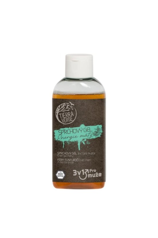 Sprchový gel pro muže Energie máty 110 ml Tierra Verde