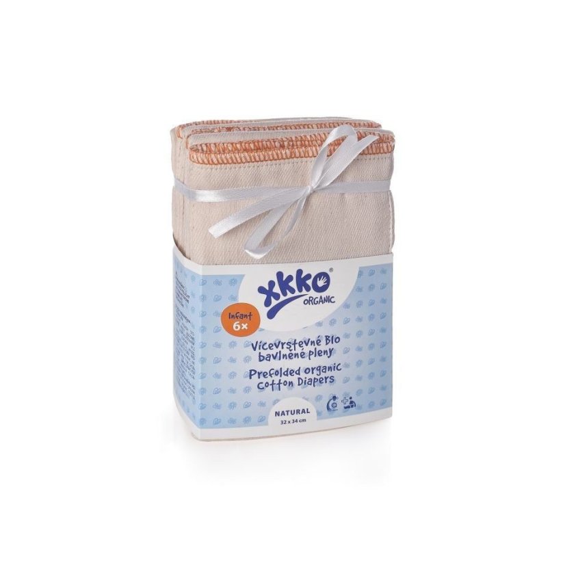 Vícevrstvé pleny Infant Organic z biobavlny  XKKO