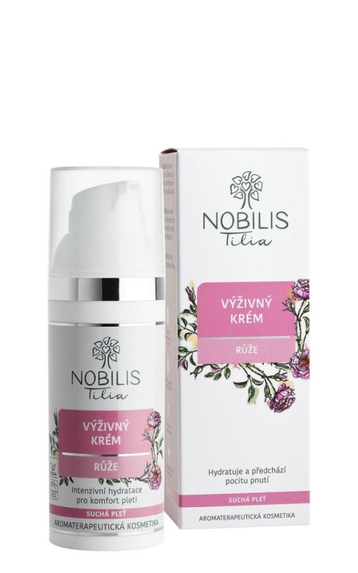 Výživný krém Růže 50 ml Nobilis