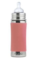 Nerezová kojenecká láhev 325 ml - Rose PURA