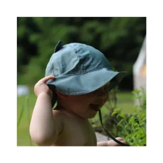Letní klobouček s oušky UV 30 Khaki Dupeto
