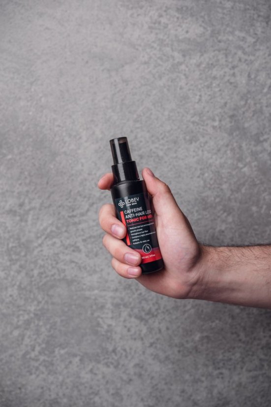 Kofeinové tonikum proti padání vlasů 90 ml Lobey