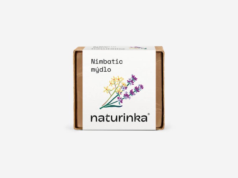 Mýdlo nimbatic Naturinka - Varianta: 55 g v obalu
