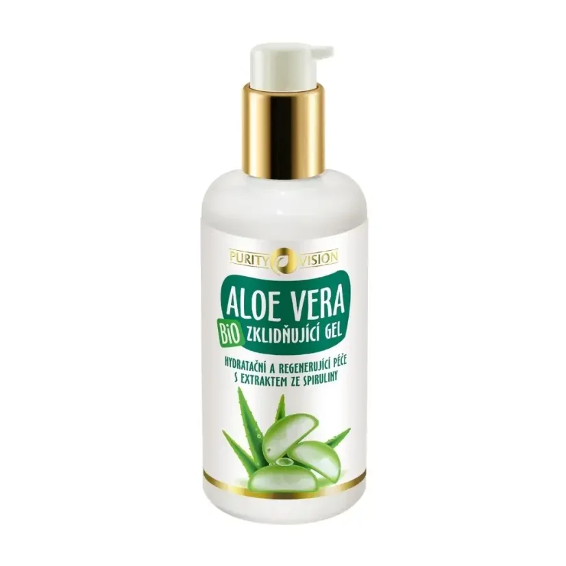 Bio Zklidňující Aloe vera gel 200 ml Purity vision
