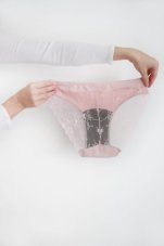 Menstruační kalhotky Růžové brazilky SAYU