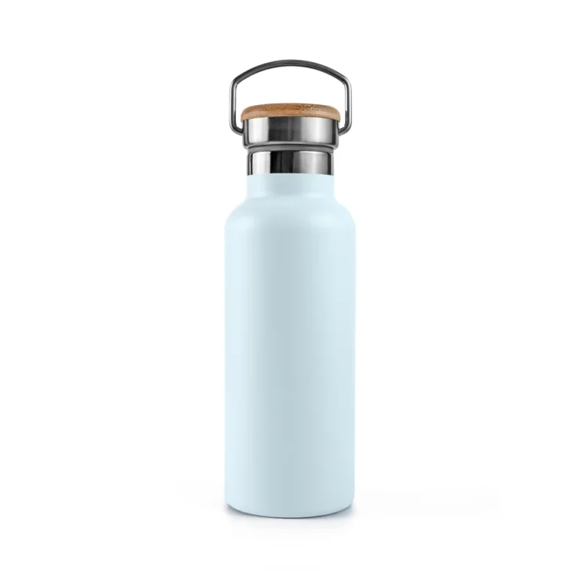 Nerezová lahev 1000 ml Bambaw - Barva: Ice Blue