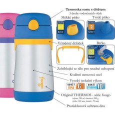 Kojenecká termoska modrá 290 ml Thermos