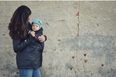 Bunda větrovka černá L Angel Wings