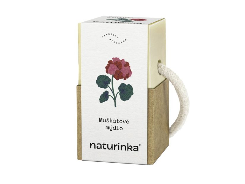 Mýdlo muškátové Naturinka - Varianta: 110 g bez obalu