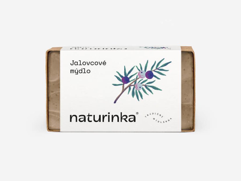 Mýdlo jalovcové Naturinka - Varianta: 110 g bez obalu