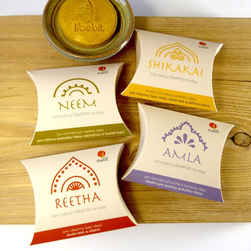 Tuhý bylinný šampon Neem 70 g Libebit