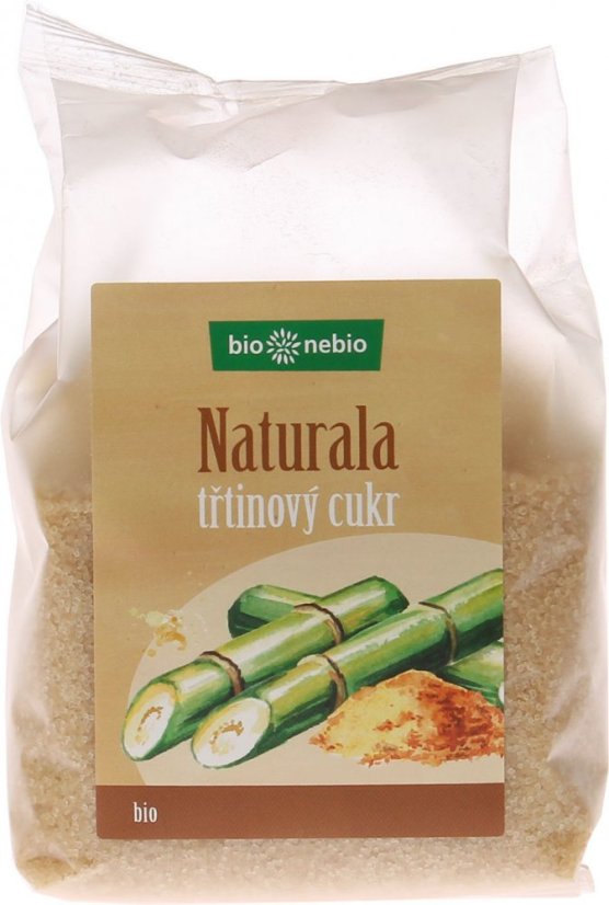 Třtinový cukr Naturala 400 g BIONEBIO