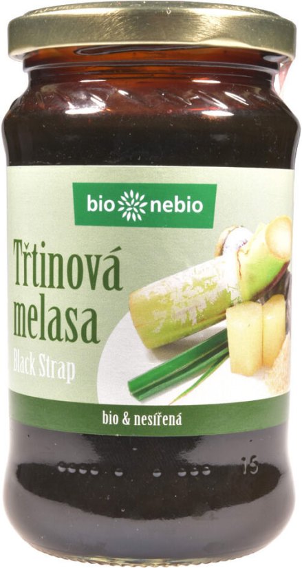 Třtinová melasa 450 g BIONEBIO