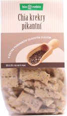 Chia krekry pikantní 130 g BIONEBIO