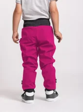 Batolecí softshellové kalhoty s fleecem Street, Fuchsiová Unuo