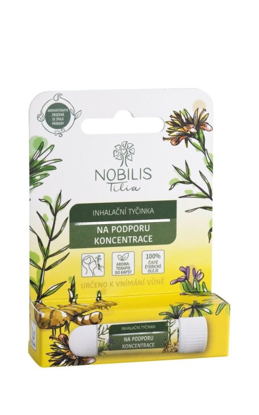 Inhalační tyčinka na podporu koncentrace Nobilis Tilia