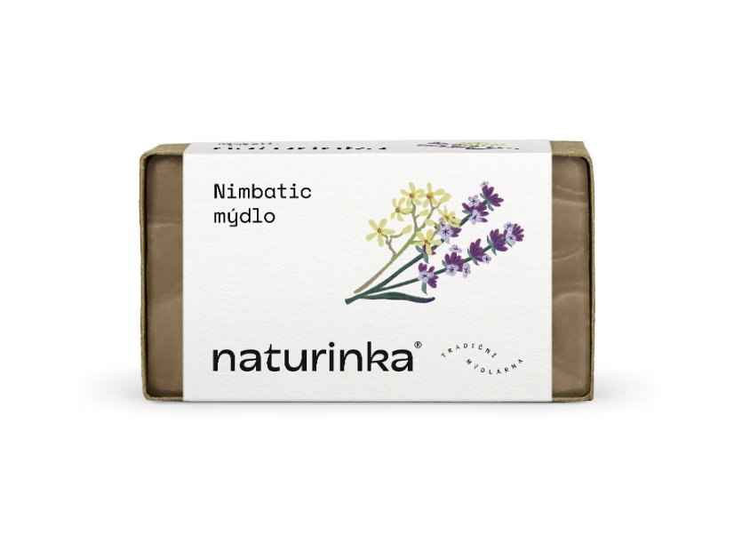 Mýdlo nimbatic Naturinka - Varianta: 110 g v obalu