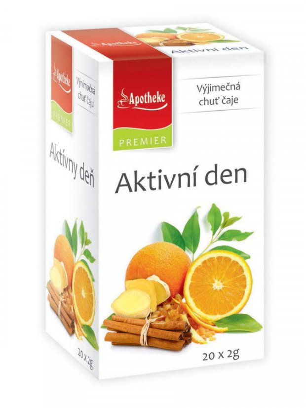 Aktivní den čaj 20 x 2g APOTHEKE