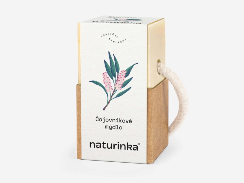 Mýdlo čajovníkové Naturinka - Varianta: 110 g v obalu