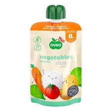 Příkrm zeleninová směs s rýží BIO 90g Ovko