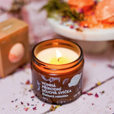 Přírodní vonná svíčka Šťavnatá meruňka 220 g Pure Harmony