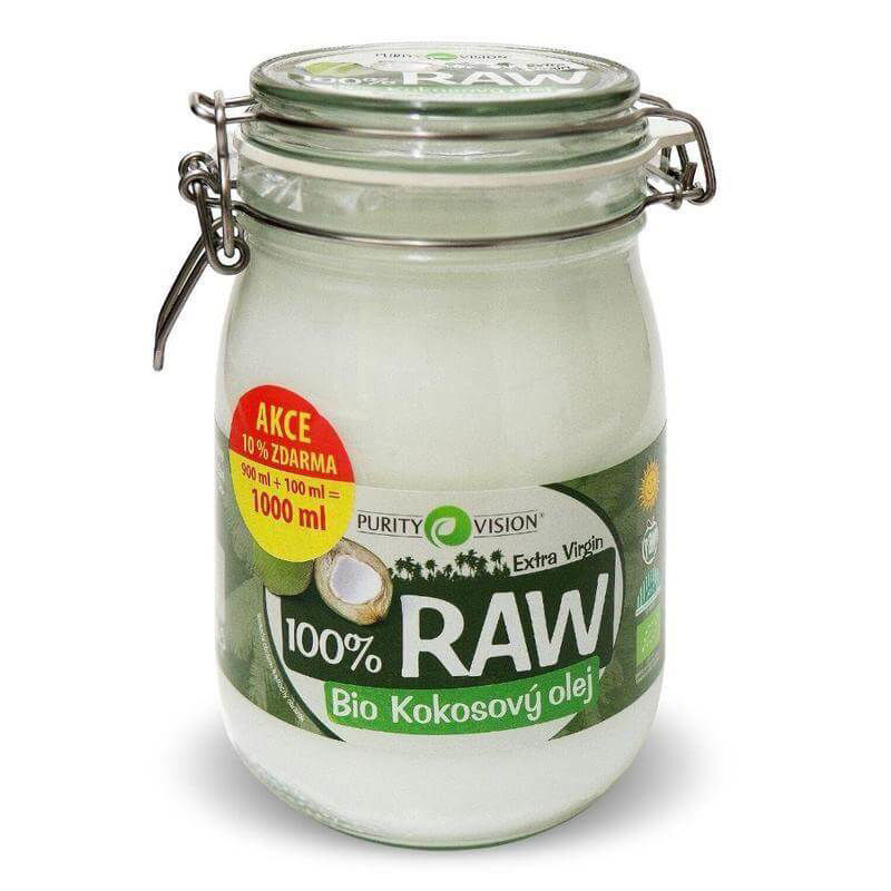 Raw Kokosový olej bio PURITY VISION