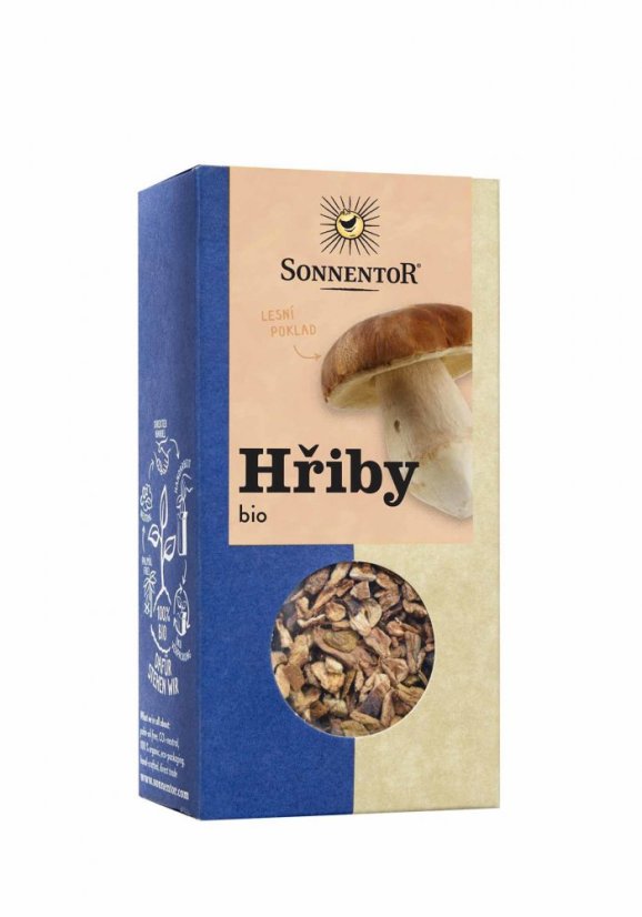 Hřiby, řezané 25 g SONNENTOR