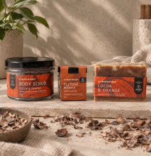 Tělový peeling Cocoa & Orange 180 g AlmaraSoap