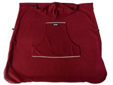 Zateplovací kapsa fleece bordó Kibi