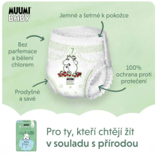 Dětské kalhotkové eko pleny velikost 7 Muumi Baby